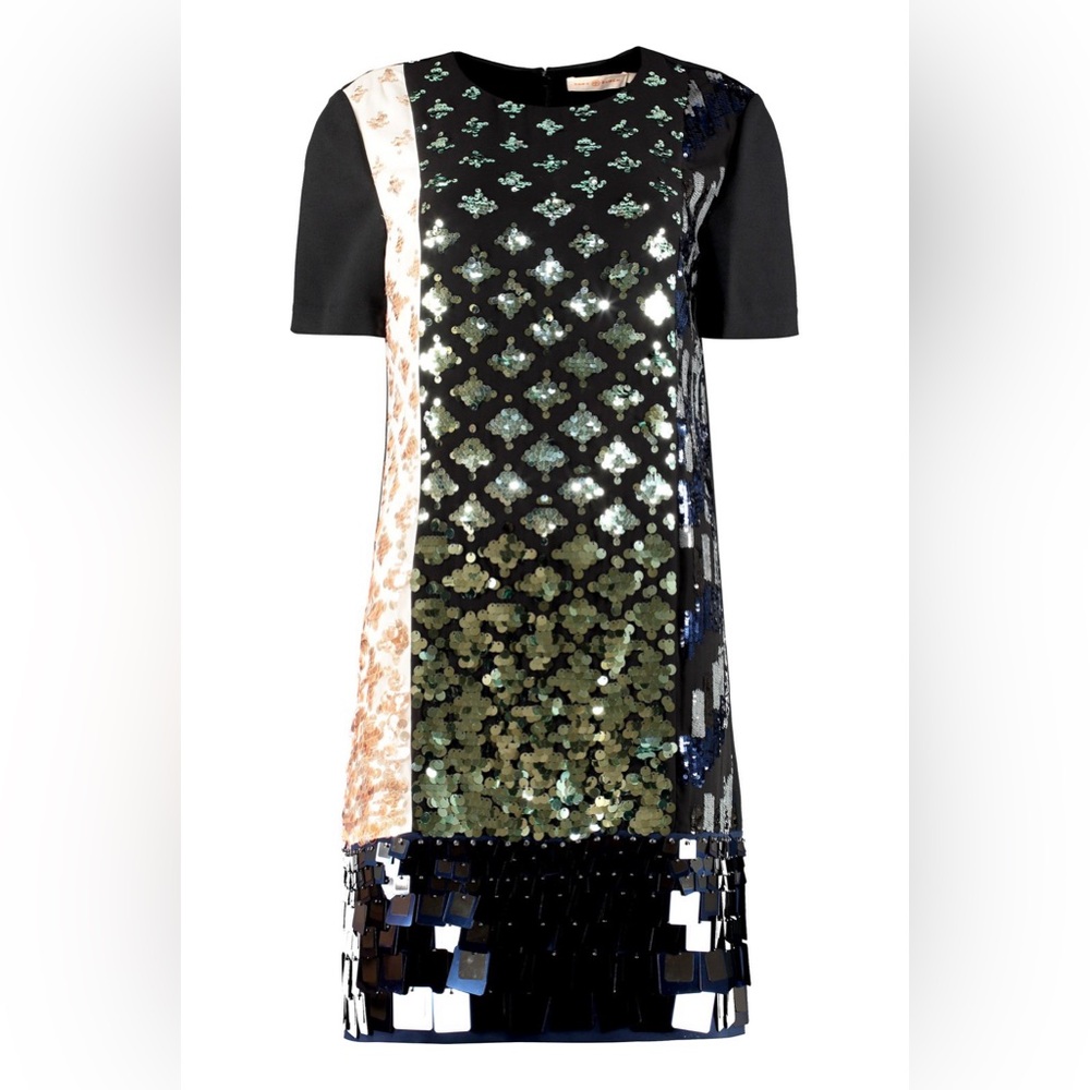 Tory Burch sequin shirt dress